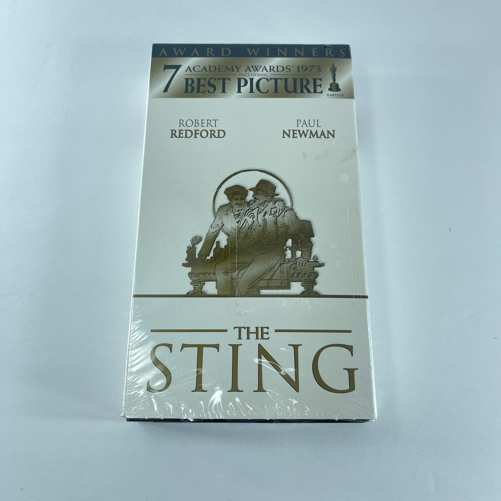 The Sting, 1973 (VHS, 2000) Academy & Best Picture‎ Paul Newman Robert Redford